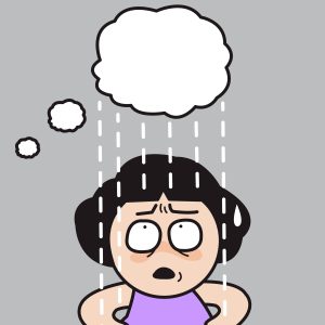 érzelmi bántalmazás formái_ felhő az ember fölött, esik rá az eső